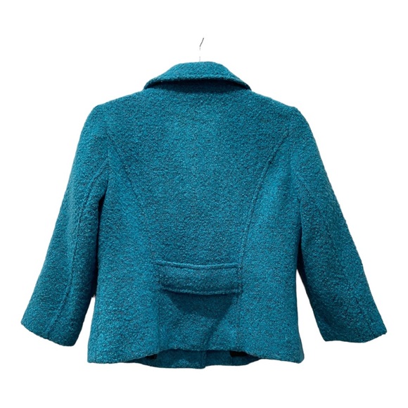 CAbi Size 4 Teal 3/4 Sleeve Blazer - Picture 5 of 11
